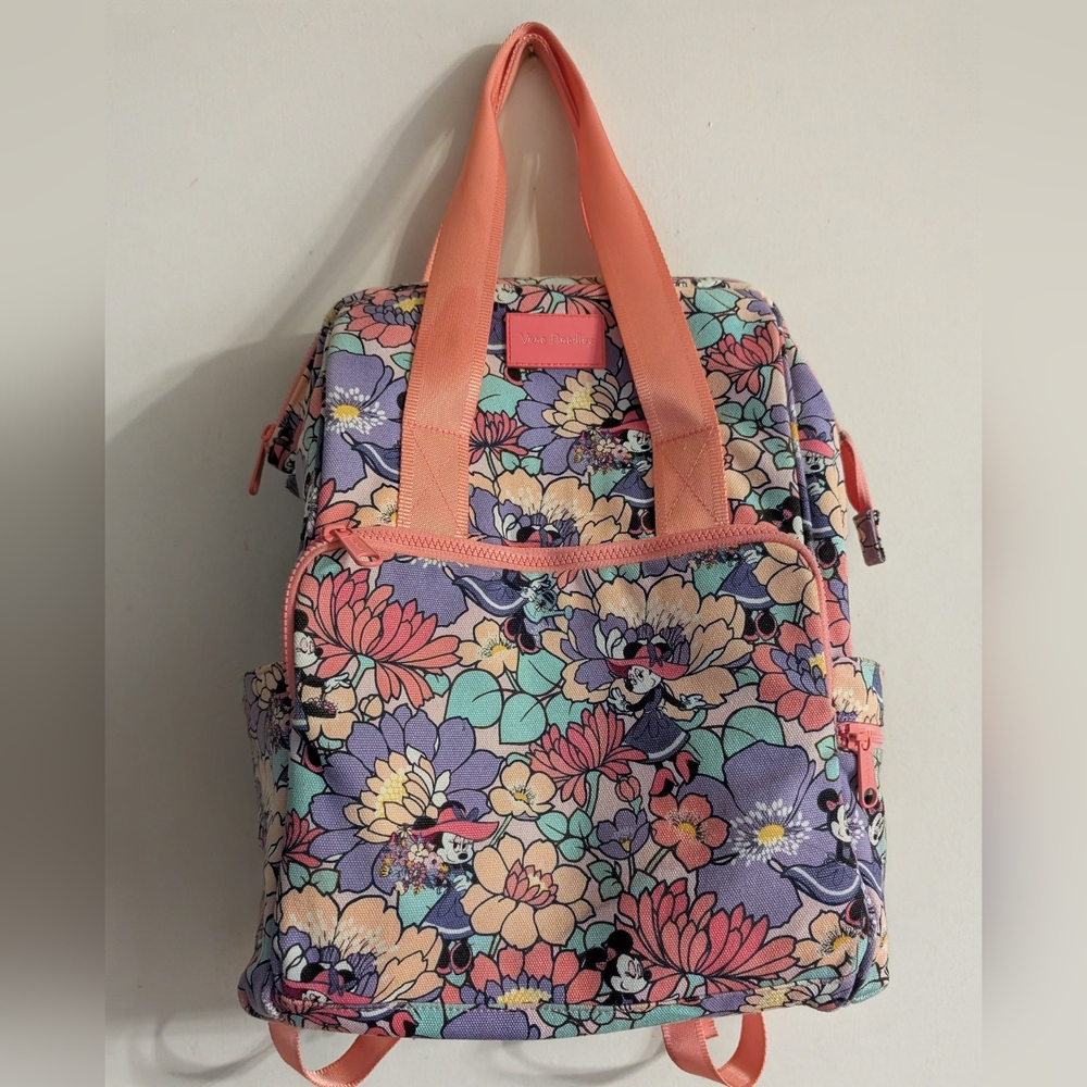 Minnie Mouse Garden Party Cooler Backpack by Vera Bradley Rare